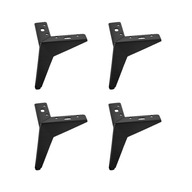 SET 4X Noha na nohy na rozkladaciu pohovku BLACK MAT loft H130 star