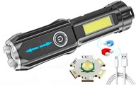 MINI TACTICAL LED T6 ZOOM USB BATERKA VÝKONNÁ MINI TACTICAL LED T6 ZOOM USB BATERKA VÝKONNÁ