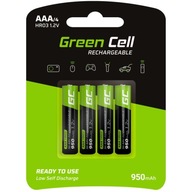 GREEN CELL 4X BATÉRIE AAA R3 950mAh