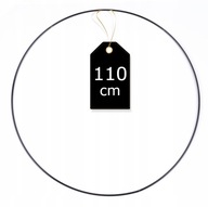 ČIERNA kovová obruč pre Macrame Dream Catcher, Ø 110 ČIERNA kovová obruč pre Macrame Dream Catcher, Ø 110