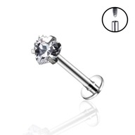 Titanium Labret so Zirkónovým SRDCOM 1,2/8/3 Titanium Labret so Zirkónovým SRDCOM 1,2/8/3
