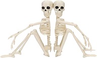 Halloweenska dekorácia Skeleton Sada 2 ks 40 cm
