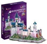 PUZZLE 3D LED NEUSCHWANSTEIN HRAD HRAD 128 ELEM. PUZZLE 3D LED NEUSCHWANSTEIN HRAD HRAD 128 ELEM.