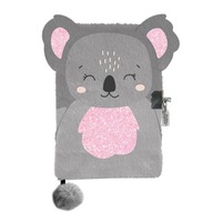 DENNÍK plyšový chlpatý zápisník A5 Paso Koala PP23KL-3676 DENNÍK plyšový chlpatý zápisník A5 Paso Koala PP23KL-3676