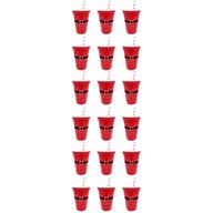 Vianočné hrnčeky Vianočné poháre na vodu 36 ks