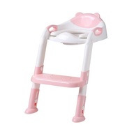 Kryt rebríka na WC sedadlo so stupňom - ​​ružový