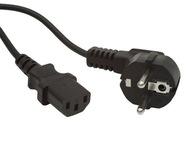 CEE 7/7 - IEC 320 C13 5m VDE napájací kábel CEE 7/7 - IEC 320 C13 5m VDE napájací kábel