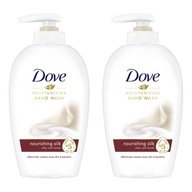 Dove výživné tekuté mydlo jemné hodváb 2x250ml Dove výživné tekuté mydlo jemné hodváb 2x250ml