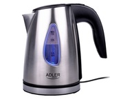 Rýchlovarná kanvica 1L 1630W INOX ADLER AD1203 Rýchlovarná kanvica 1L 1630W INOX ADLER AD1203