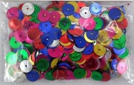 Ozdobné konfetové flitre farebné kvety 14g
