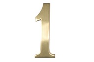 Domové označenie číslo "1" 18cm, mosadz Domové označenie číslo "1" 18cm, mosadz