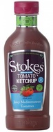 Stokes | Kečup so zníženým obsahom cukru | talianske paradajky | Anglicko | 475 g