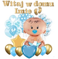 BALÓNKY uvítací set VITAJTE HOME banner NÁZOV BALÓNKY uvítací set VITAJTE HOME banner NÁZOV