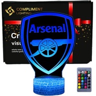 3D LED USB nočná lampa FUTBALOVÝ ARZENÁL 3D LED USB nočná lampa FUTBALOVÝ ARZENÁL