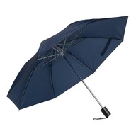 Unisex tmavomodrý skladací dáždnik + obal