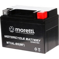 MORETTI YTX4L-BS GÉLOVÁ BATÉRIA PRE SKÚTER ROMET MORETTI YTX4L-BS GÉLOVÁ BATÉRIA PRE SKÚTER ROMET
