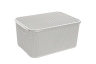 RATANOVÝ KOŠÍK, 19L, VEKO RATANOVÝ KOŠÍK, 19L, VEKO