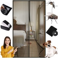 MAGNETICKÁ SIEŤKA NA DVERE NA BALKÓNOVÉ OKNO 90x200 MAGNET NA KOMÁRY MAGNETICKÁ SIEŤKA NA DVERE NA BALKÓNOVÉ OKNO 90x200 MAGNET NA KOMÁRY