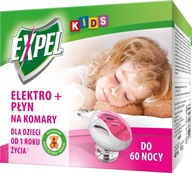 EXPEL Kids elektro + repelent proti komárom 60 nocí DETI