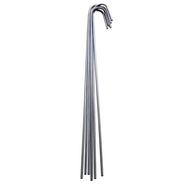 Oceľové kotviace kolíky J 25cm na agrotextíliu x100 Oceľové kotviace kolíky J 25cm na agrotextíliu x100