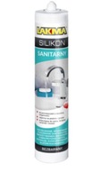Sanitárny silikón, bezfarebný, 280 ml LAKMA Sanitárny silikón, bezfarebný, 280 ml LAKMA