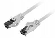 Patchcord S/FTP 8.1 Lanberg RJ45 / RJ45 5 m sivý Patchcord S/FTP 8.1 Lanberg RJ45 / RJ45 5 m sivý