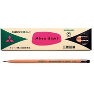UNI 9852 HB drevená ceruzka s gumou, balenie 12ks