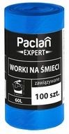 PACLAN Vrecia na odpadky viazané 60l - 100 kusov PACLAN Vrecia na odpadky viazané 60l - 100 kusov