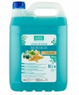 ABE Tekuté mydlo s vôňou mora a jemnými riasami 5L ABE Tekuté mydlo s vôňou mora a jemnými riasami 5L