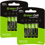 GREEN CELL 8X BATÉRIE AAA R3 800mAh GREEN CELL 8X BATÉRIE AAA R3 800mAh