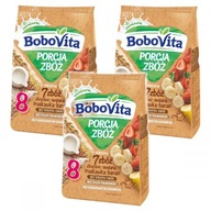 Bobovita Porcia cereálií 7 cereálií jahoda banán 3x210g Bobovita Porcia cereálií 7 cereálií jahoda banán 3x210g