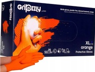 OUTLINE GRIPZZLY Jednorazové nitrilové rukavice ORANŽOVÁ veľkosť XL, 50 ks OUTLINE GRIPZZLY Jednorazové nitrilové rukavice ORANŽOVÁ veľkosť XL, 50 ks