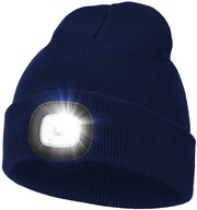 Zateplená zimná čiapka s baterkou, LED lampa, USB nabíjanie, 4 režimy svietenia Zateplená zimná čiapka s baterkou, LED lampa, USB nabíjanie, 4 režimy svietenia