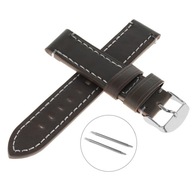 REMÍN NA HODINKY 22MM - KOŽENÝ - TMAVOHNEDÝ REMÍN NA HODINKY 22MM - KOŽENÝ - TMAVOHNEDÝ