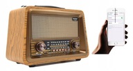 FM rádio v RETRO štýle s bluetooth USB MP3