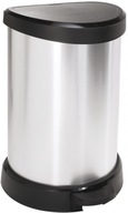 Odpadkový kôš s pedálom 15l CURVER metalíza Odpadkový kôš s pedálom 15l CURVER metalíza