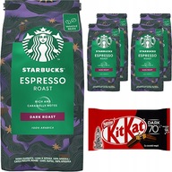Starbucks Espresso Pražená zrnková káva 1kg zdarma Starbucks Espresso Pražená zrnková káva 1kg zdarma