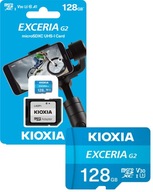 Adaptér na microSD karty KIOXIA 128GB UHS I U3 V30