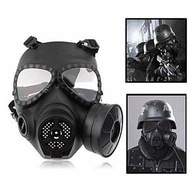 PLNÁ OCHRANNÁ MASKA TOXICKÁ MASKA S VENTILÁTOROM ASG PAINTBALL