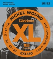 D'Addario EXL140 10-52 Struny pre elektrickú gitaru D'Addario EXL140 10-52 Struny pre elektrickú gitaru