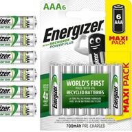 ENERGIZER POWER PLUS R3 AAA BATÉRIE 700mAh x6 ENERGIZER POWER PLUS R3 AAA BATÉRIE 700mAh x6
