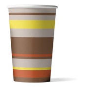 Papierové šálky hrnček na kávu 400ml 50ks