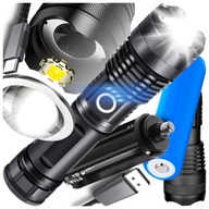 VÝKONNÁ LED TAKTICKÁ BATERKA XHP90 ZOOM VOJENSKÁ nabíjateľná sada VÝKONNÁ LED TAKTICKÁ BATERKA XHP90 ZOOM VOJENSKÁ nabíjateľná sada