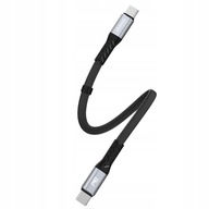 Kábel USB-C SHORT 100W PD 0,23 cm pre Android Auto