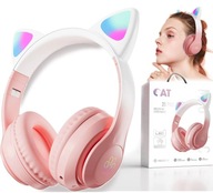 Cat Ears bezdrôtové slúchadlá do uší CAT OMBRE Kitty LED RGB Colors Cat Ears bezdrôtové slúchadlá do uší CAT OMBRE Kitty LED RGB Colors