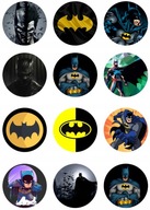 BATMAN Muffin oblátka s cukrom BATMAN Muffin oblátka s cukrom