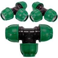 PE TEE KONEKTOR Fi32 x 32 x 32 mm PRE HADICOVÉ POTRUBIE PE TEE KONEKTOR Fi32 x 32 x 32 mm PRE HADICOVÉ POTRUBIE