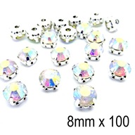 Kamienky kamienok, ktoré sa majú šité pomocou opalestiev 8 mm x 100 Kamienky kamienok, ktoré sa majú šité pomocou opalestiev 8 mm x 100