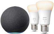 Sada reproduktorov Amazon Echo Dot 4 Philips Hue E27 Sada reproduktorov Amazon Echo Dot 4 Philips Hue E27