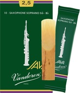 Vandoren JAVA SR3025 soprán saxofón jazýček 2.5